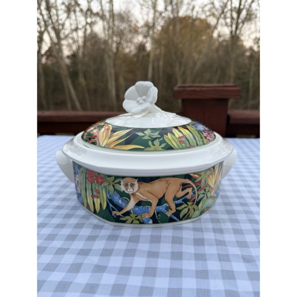 Villeroy & Boch Other - Villeroy‎ And Boch/Gallo Serengeti Covered Vegetable Dish Rare Discontinued